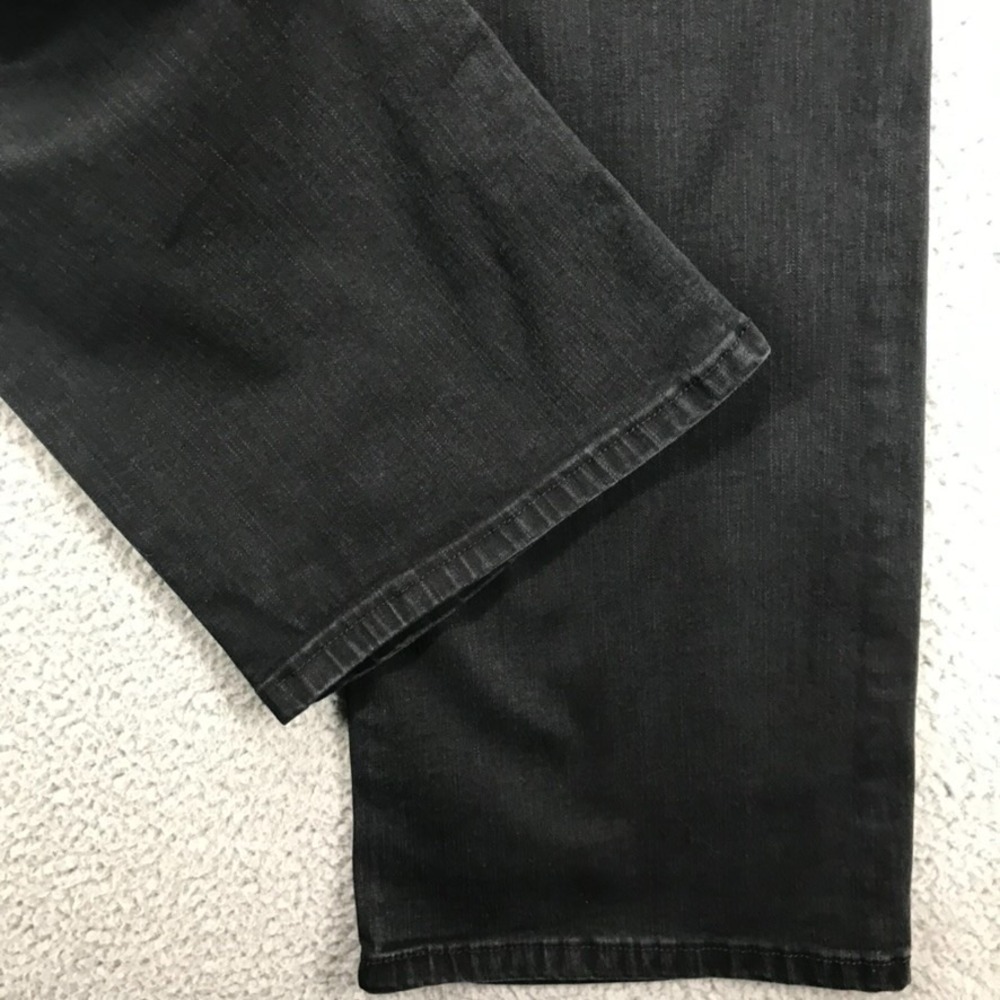 LEVIS 512 Size 16M Bootcut Black Denim Perfectly Slimming High Rise - Picture 15 of 16